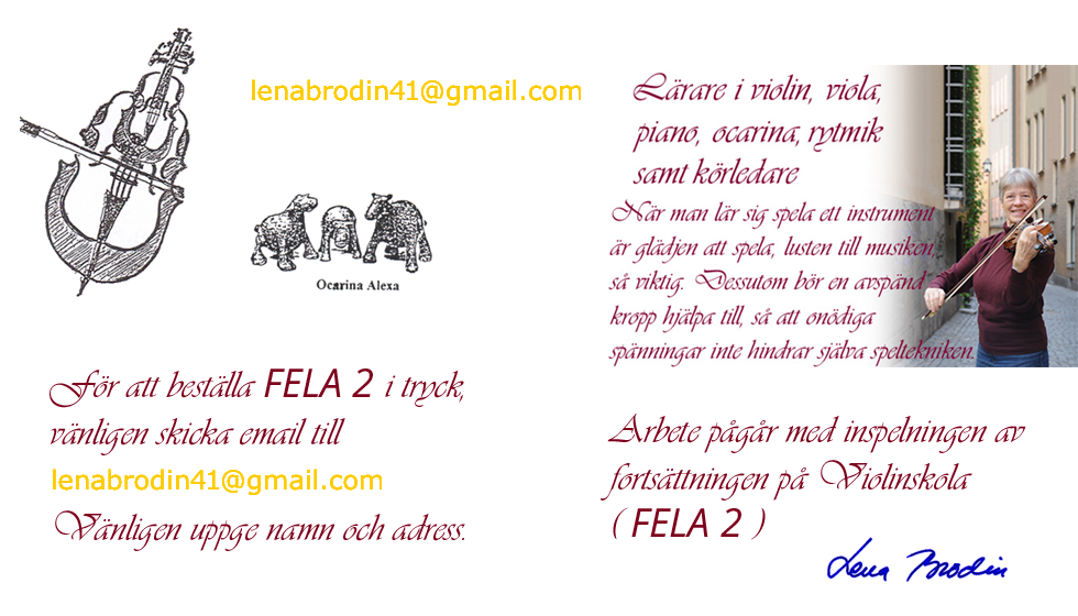 Violinlärare Lena Brodin